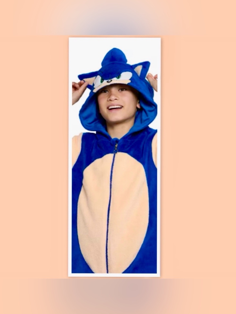 Sonic the Hedgehog Onesie ~ Size Medium